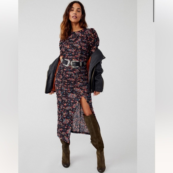 Free People Briella Midi Dress - Picture 3 of 4